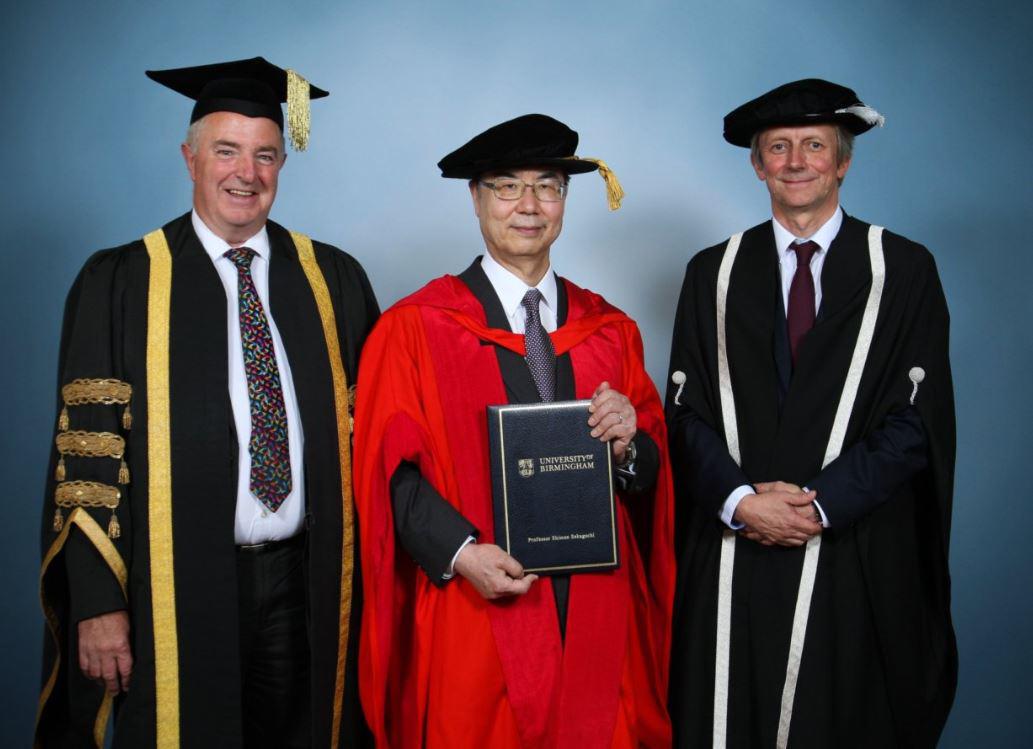 Prof. Sakaguchi awarded Honorary Doctorate from University of Birmingham.